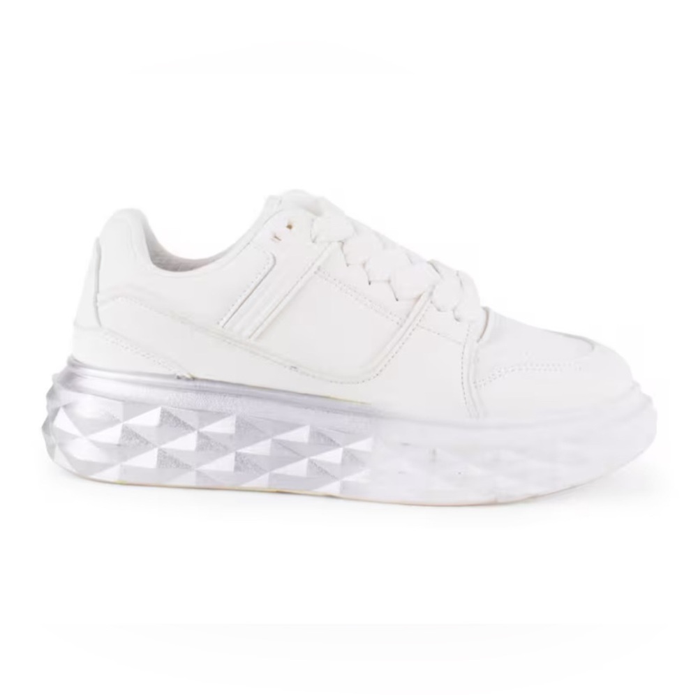 WANTED JET PLATFORM WHITE SNEAKERS NEW IN BOX